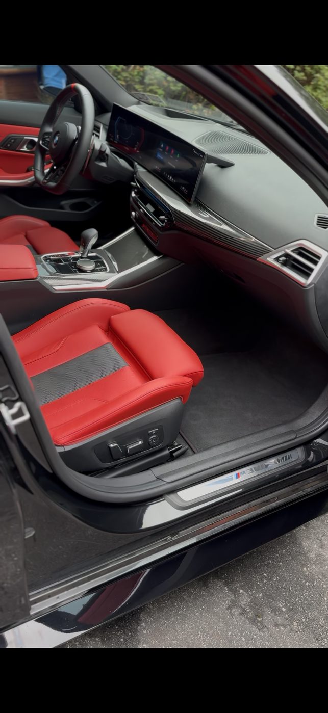 BMW M3 full cabin from driver&rsquo;s door